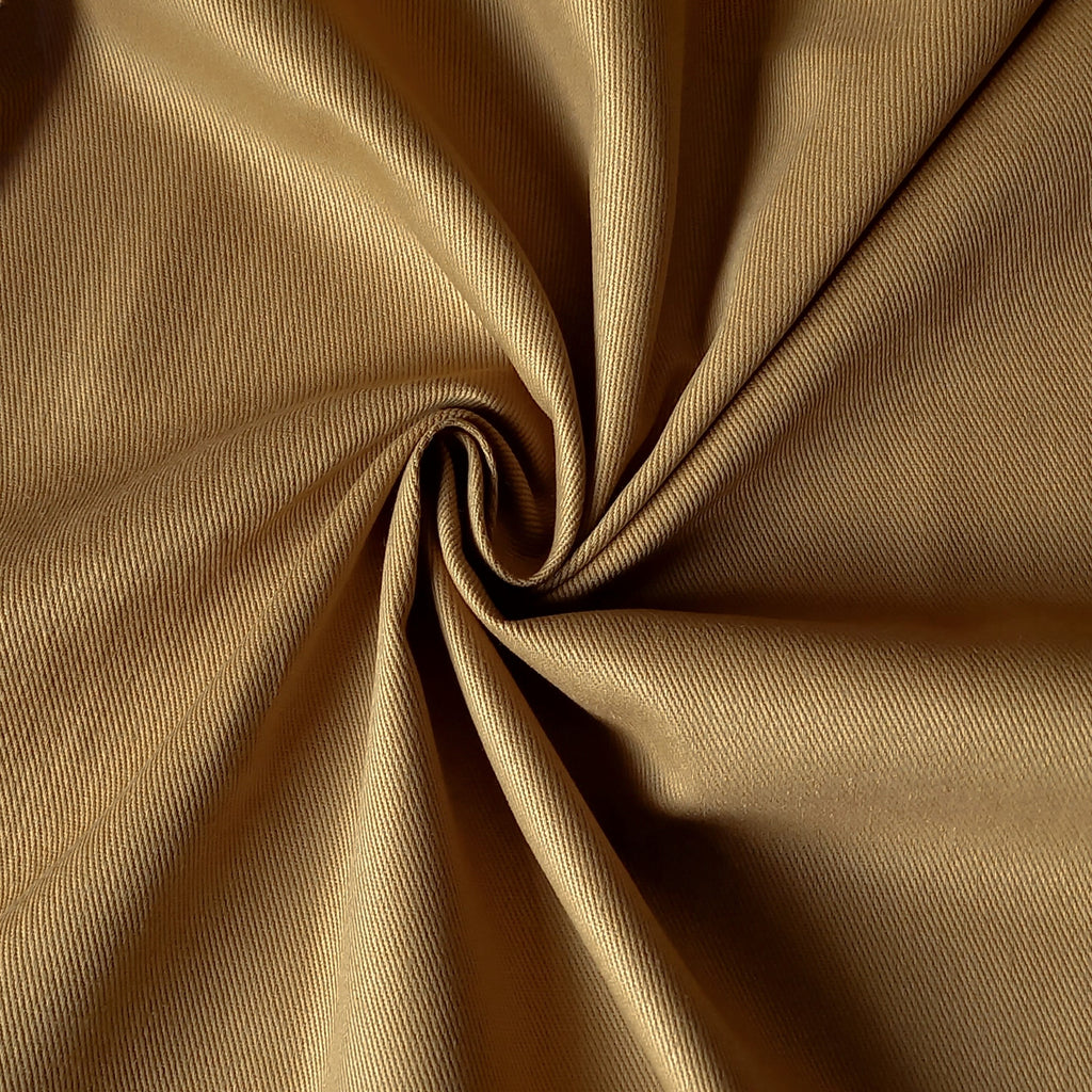 Ochre 100% Cotton Twill Fabric
