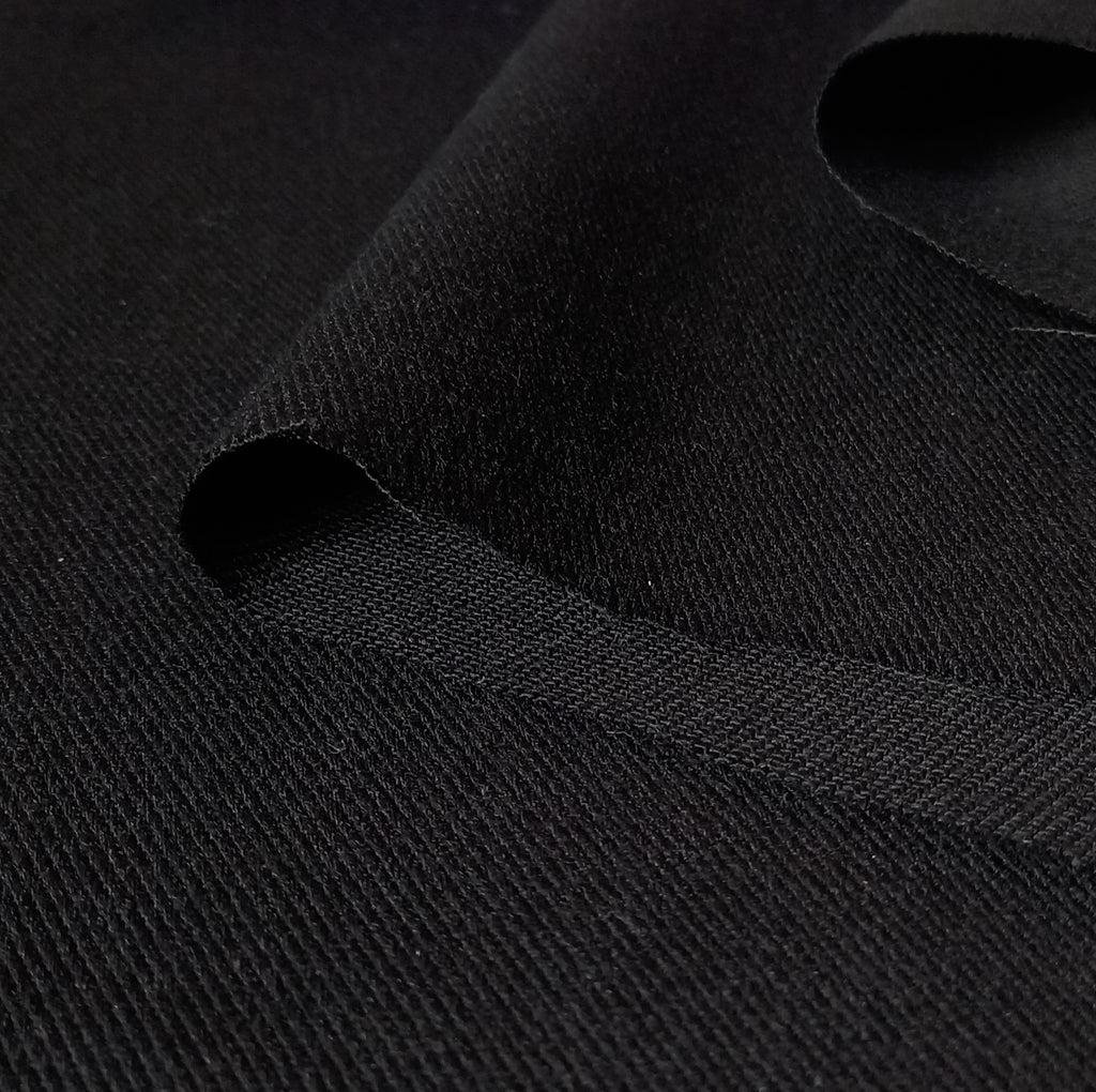 Black 100% Cotton Twill Fabric