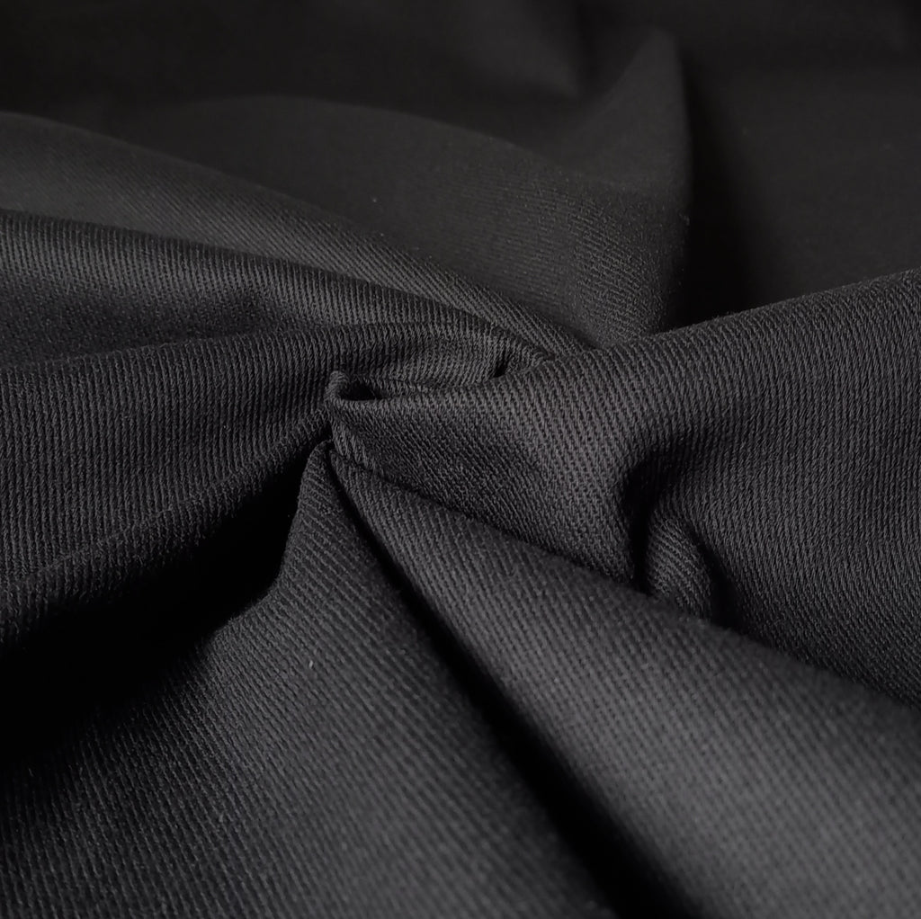 Black 100% Cotton Twill Fabric