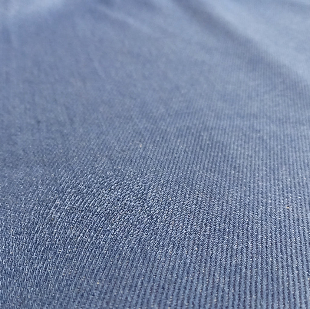 Light Blue Washed  Denim Fabric – 12oz