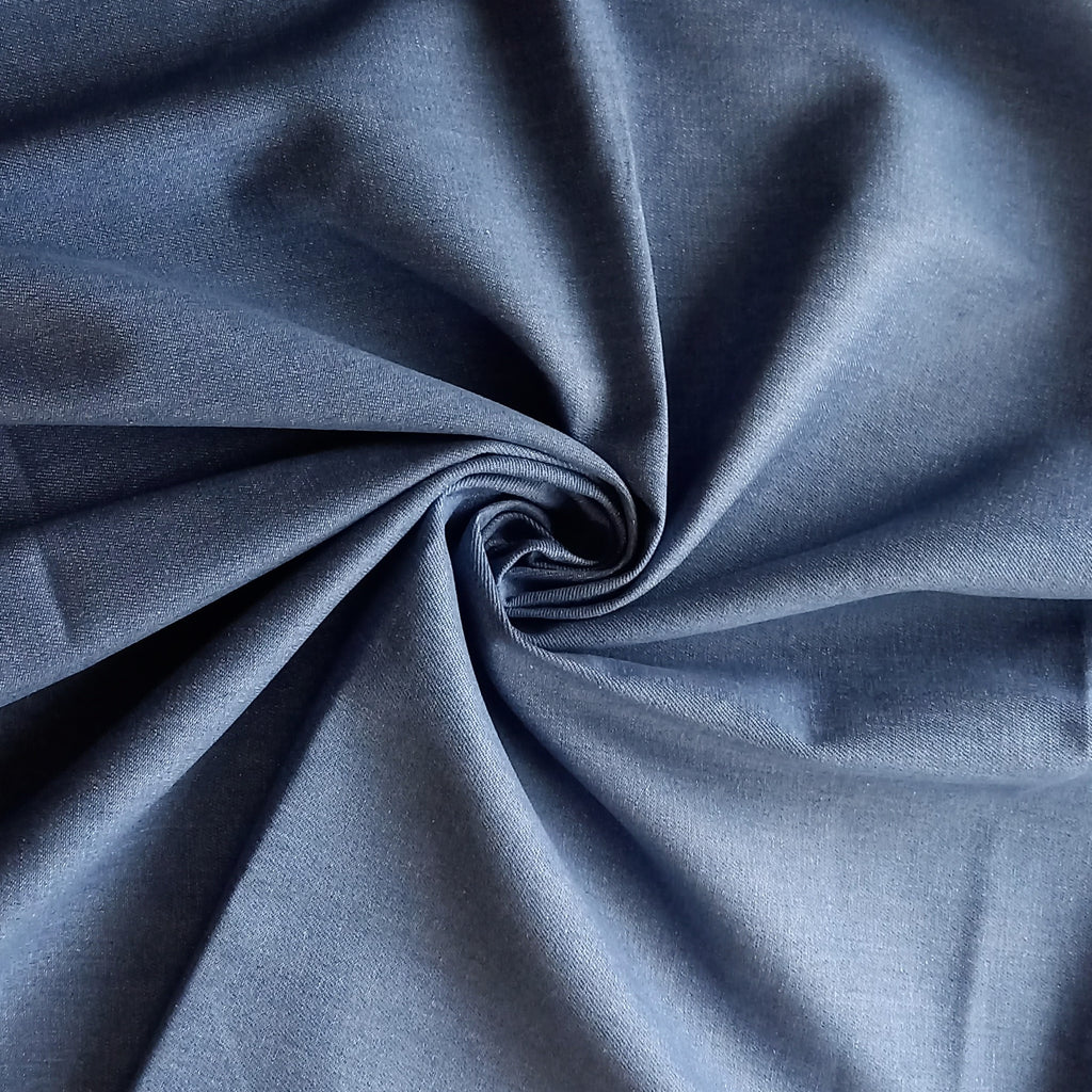 Light Blue Washed  Denim Fabric – 12oz