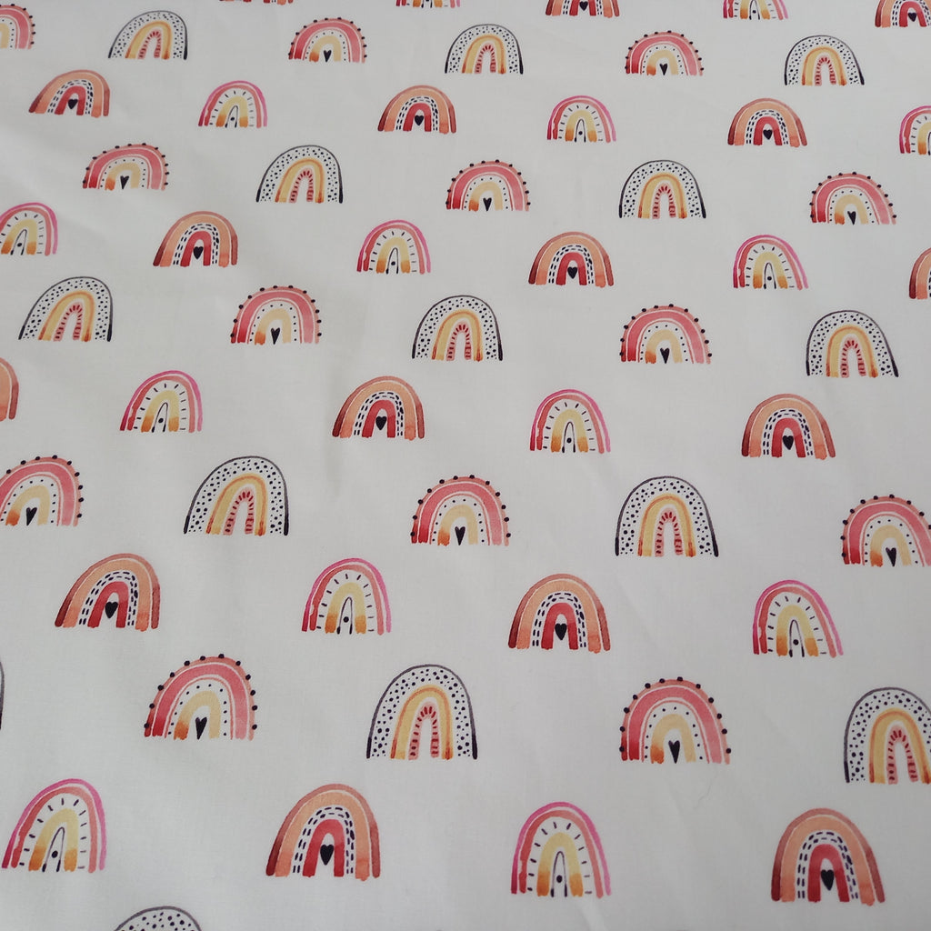 Happy Rainbow Cotton Poplin – Digital Print