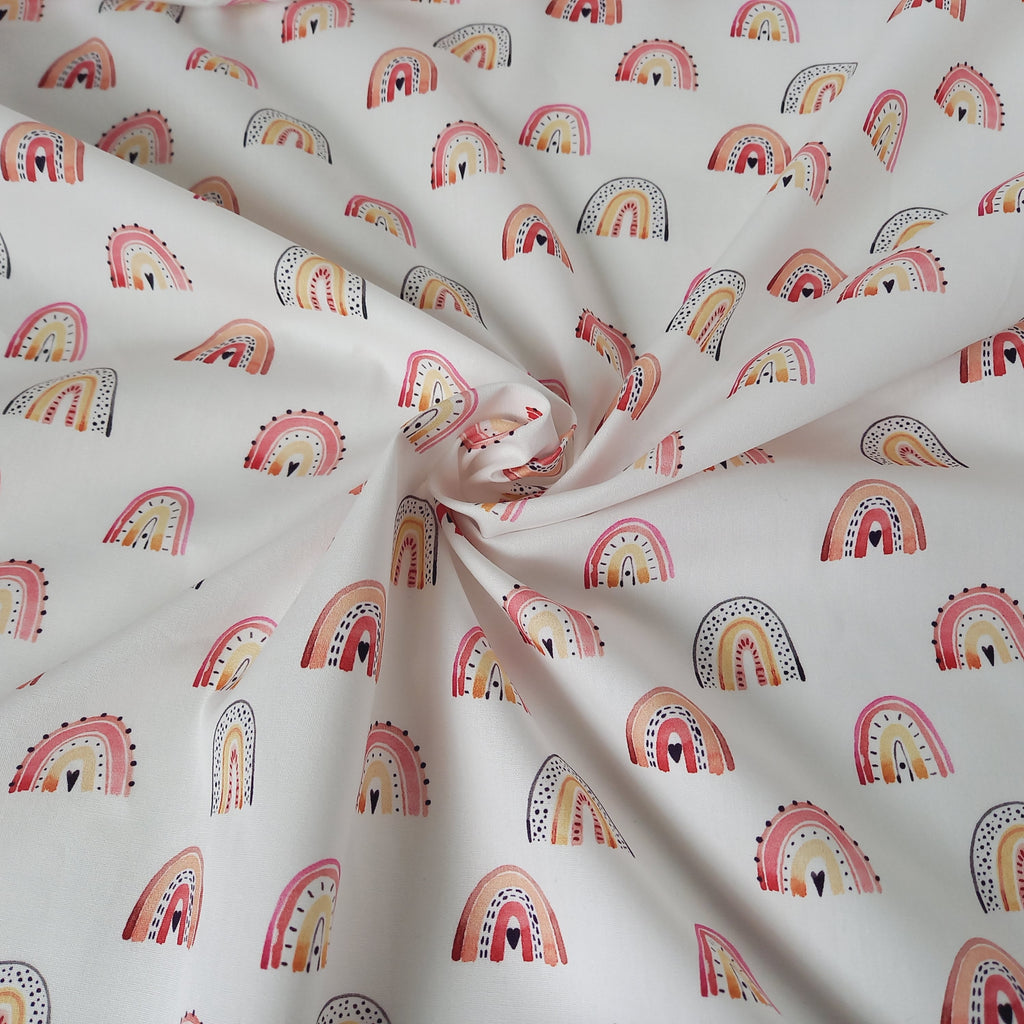 Happy Rainbow Cotton Poplin – Digital Print
