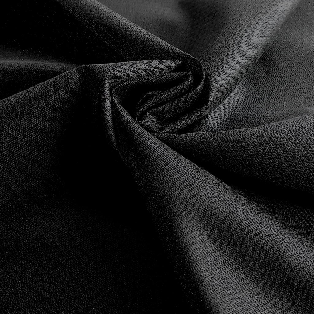 Stretch Jersey Knitted Interfacing (Iron On) - Black