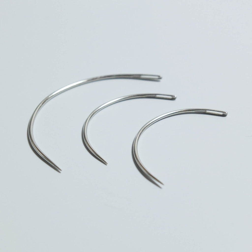 Curved Hand Sewing Needles - Pack of 3
