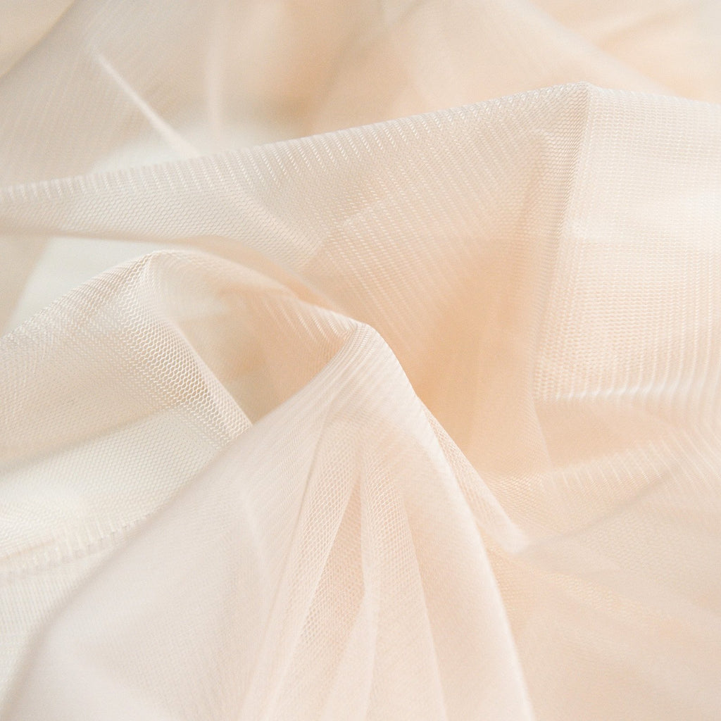 Soft Tulle Fabric 150cm Wide - Pastel Peach