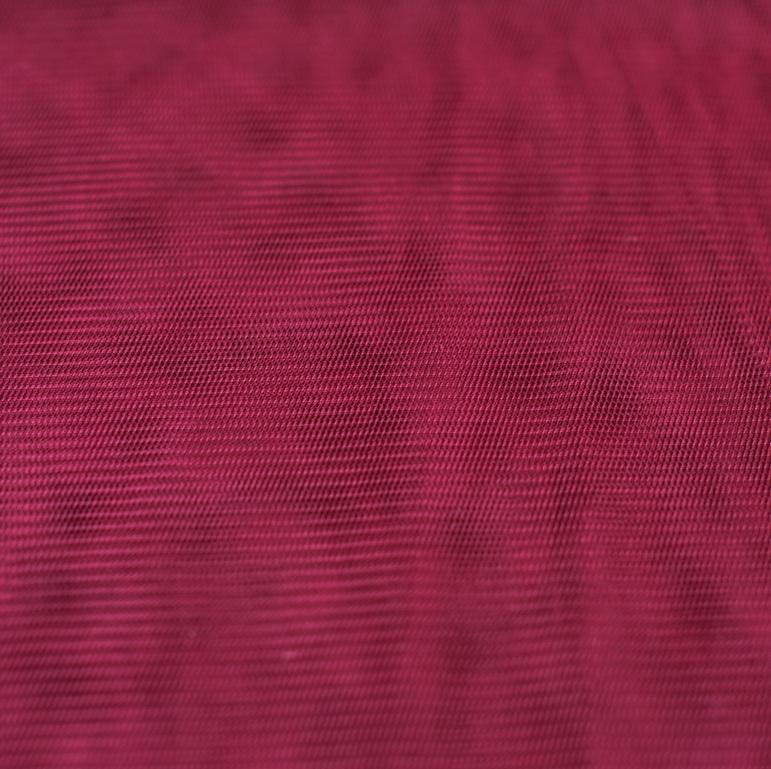 Soft Tulle Fabric 150cm Wide - Wine Red