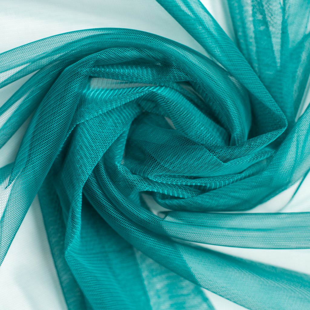 Soft Tulle Fabric 150cm Wide - Teal