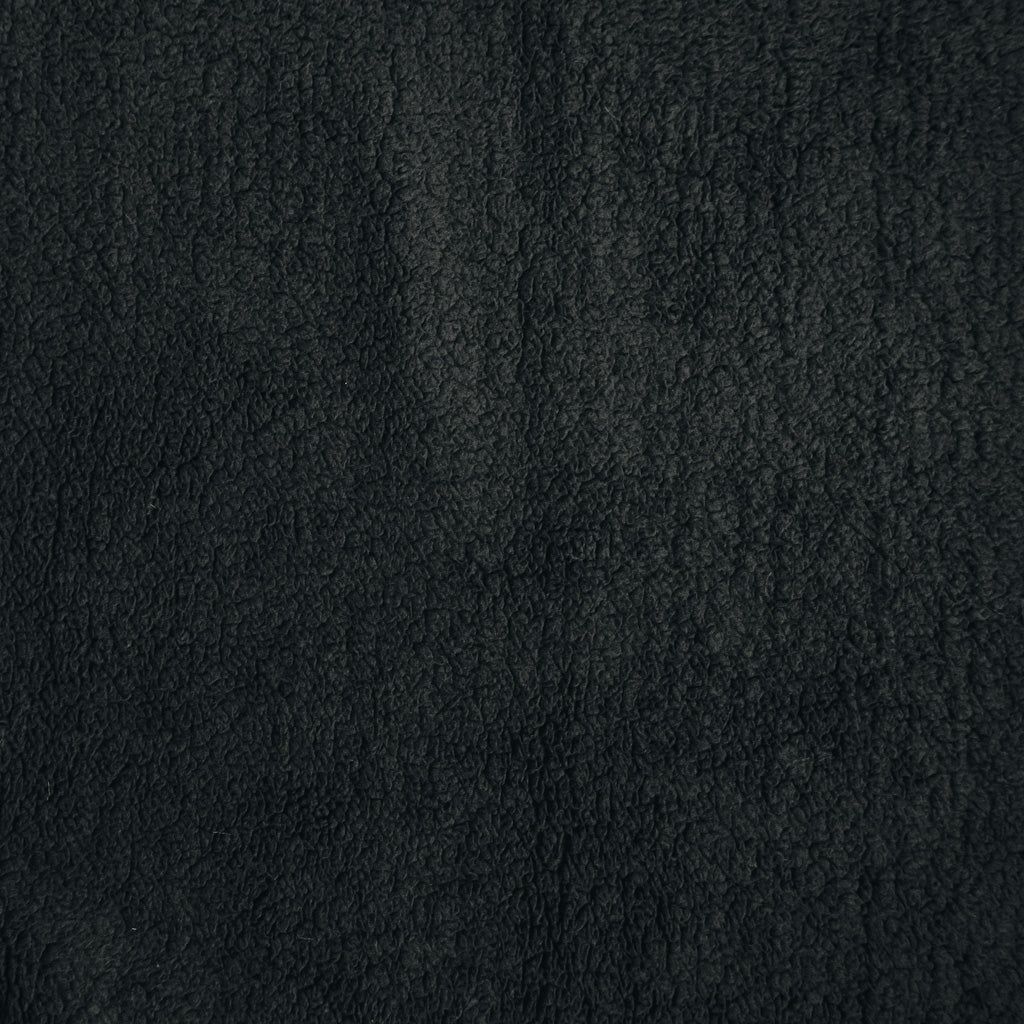 Sherpa Fleece Fabric - Black