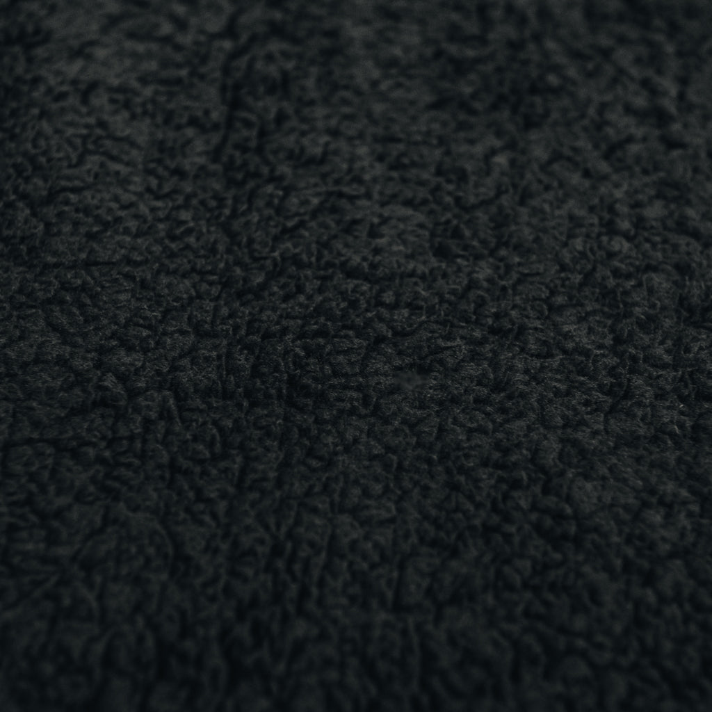 Sherpa Fleece Fabric - Black