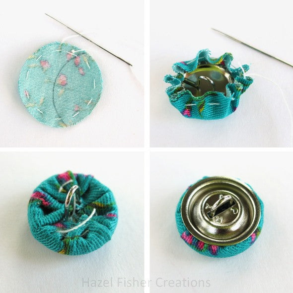 Self Cover Metal Buttons - 6 different sizes