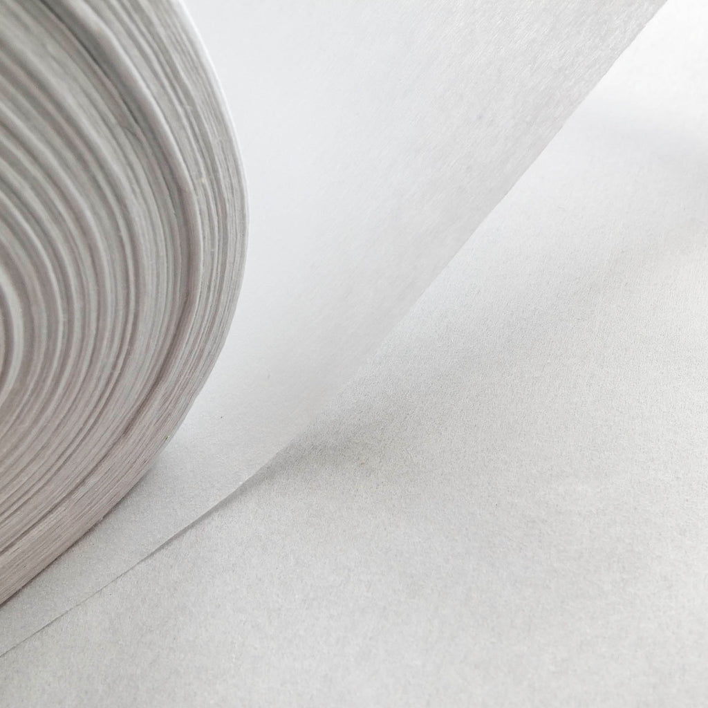 Heavy weight fusible iron on interfacing - White