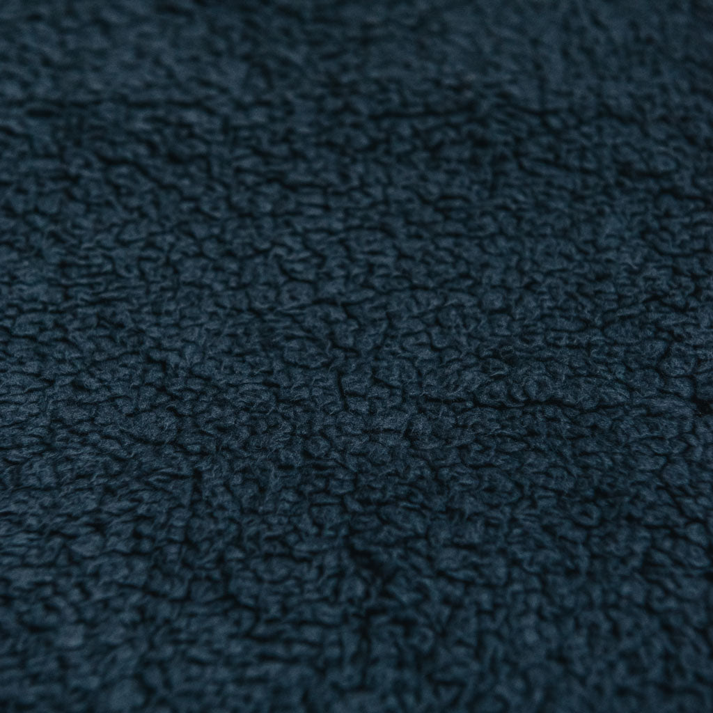 Sherpa Fleece Fabric - Navy Blue