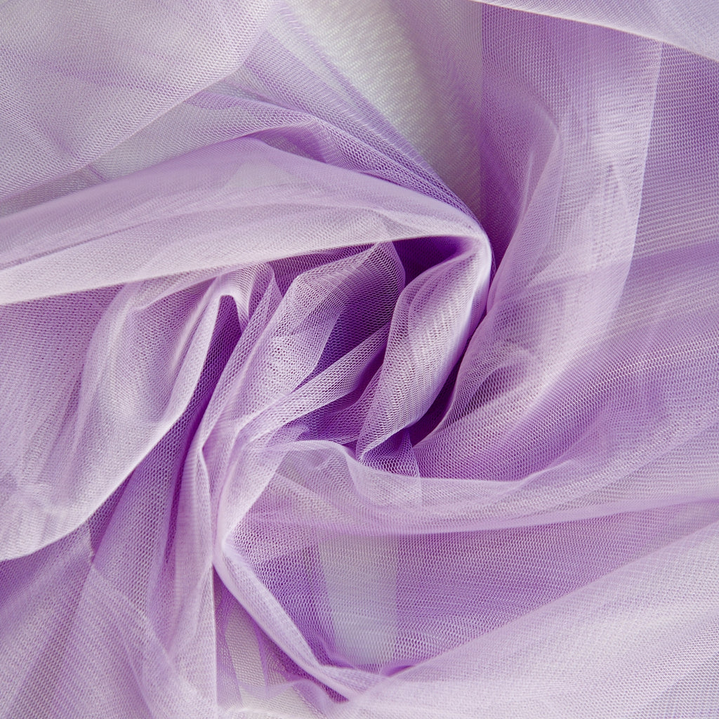 Soft Tulle Fabric 150cm Wide - Lilac Pastel Purple