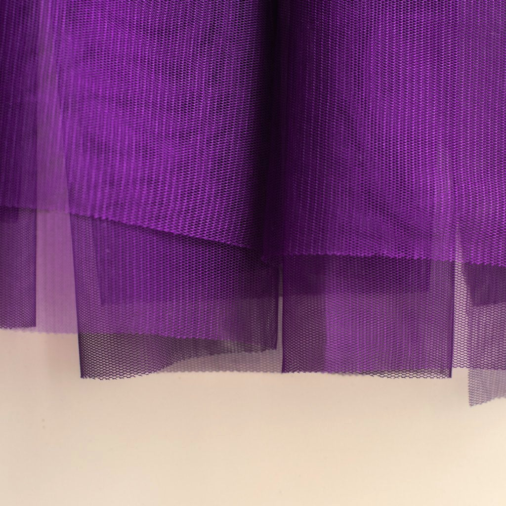 Bright Purple Soft Tulle Dress Fabric 150cm Wide
