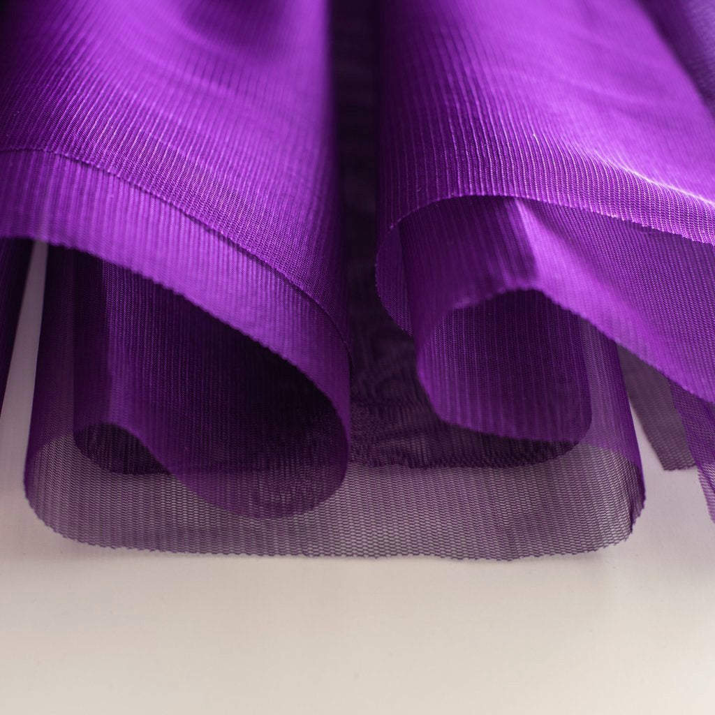 Bright Purple Soft Tulle Dress Fabric 150cm Wide