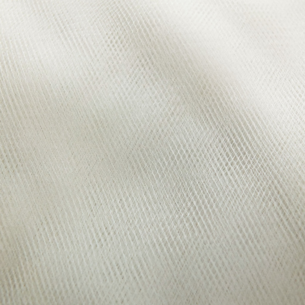Cream 300cm Wide Fine Tulle Fabric