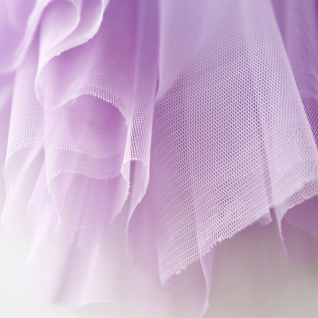 Soft Tulle Fabric 150cm Wide - Lilac Pastel Purple