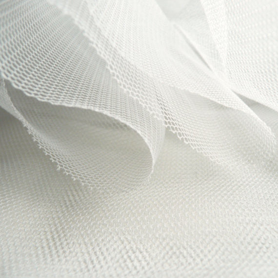 Soft Tulle Fabric 150cm Wide - Grey
