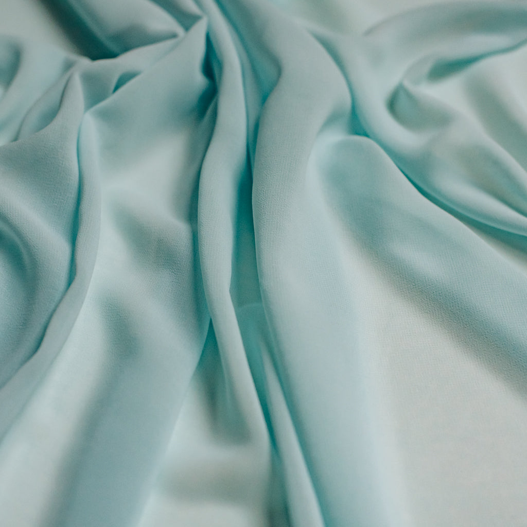 Blue silk hotsell chiffon