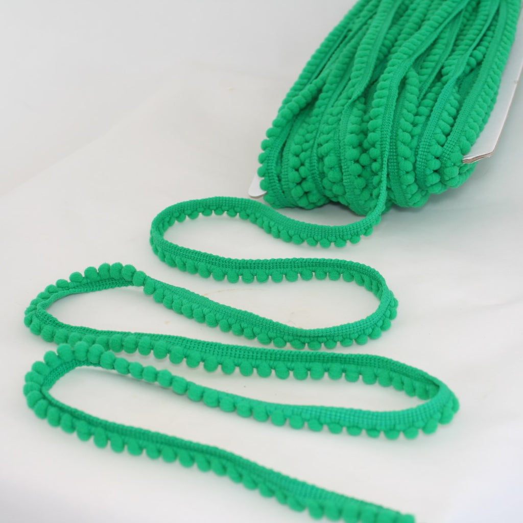 Mini Pom Pom Bobble Plain Trim - 22 colours