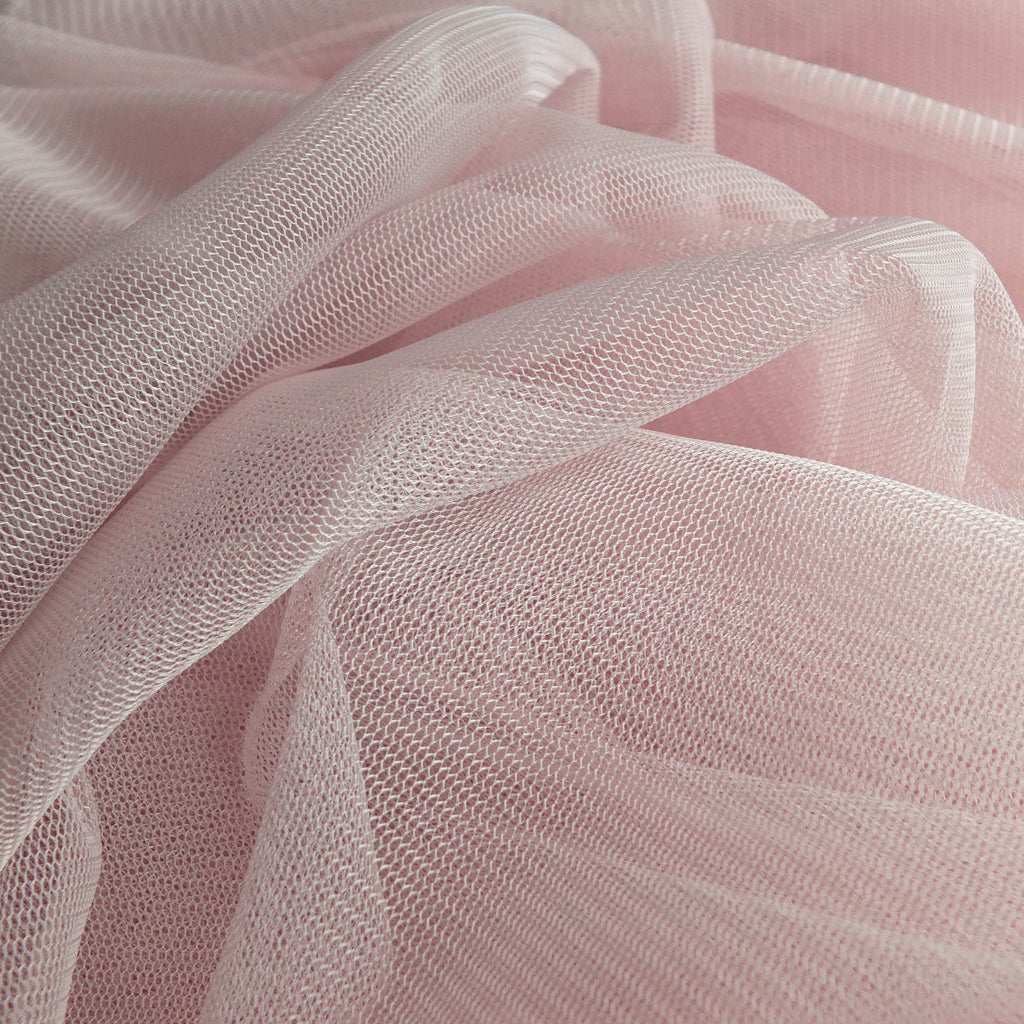 Soft Tulle Fabric 150cm Wide - Dusky Pink