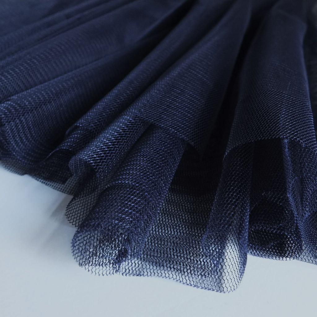 Soft Tulle Fabric 150cm Wide - Navy