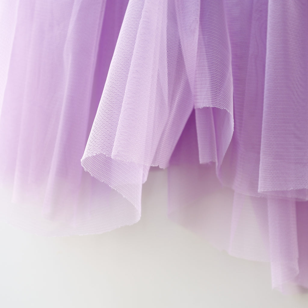 Soft Tulle Fabric 150cm Wide - Lilac Pastel Purple