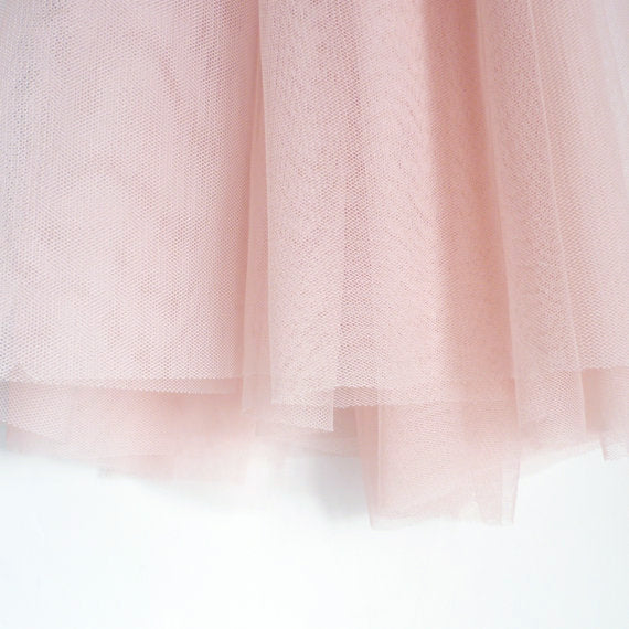 Soft Tulle Fabric 150cm Wide - Blush