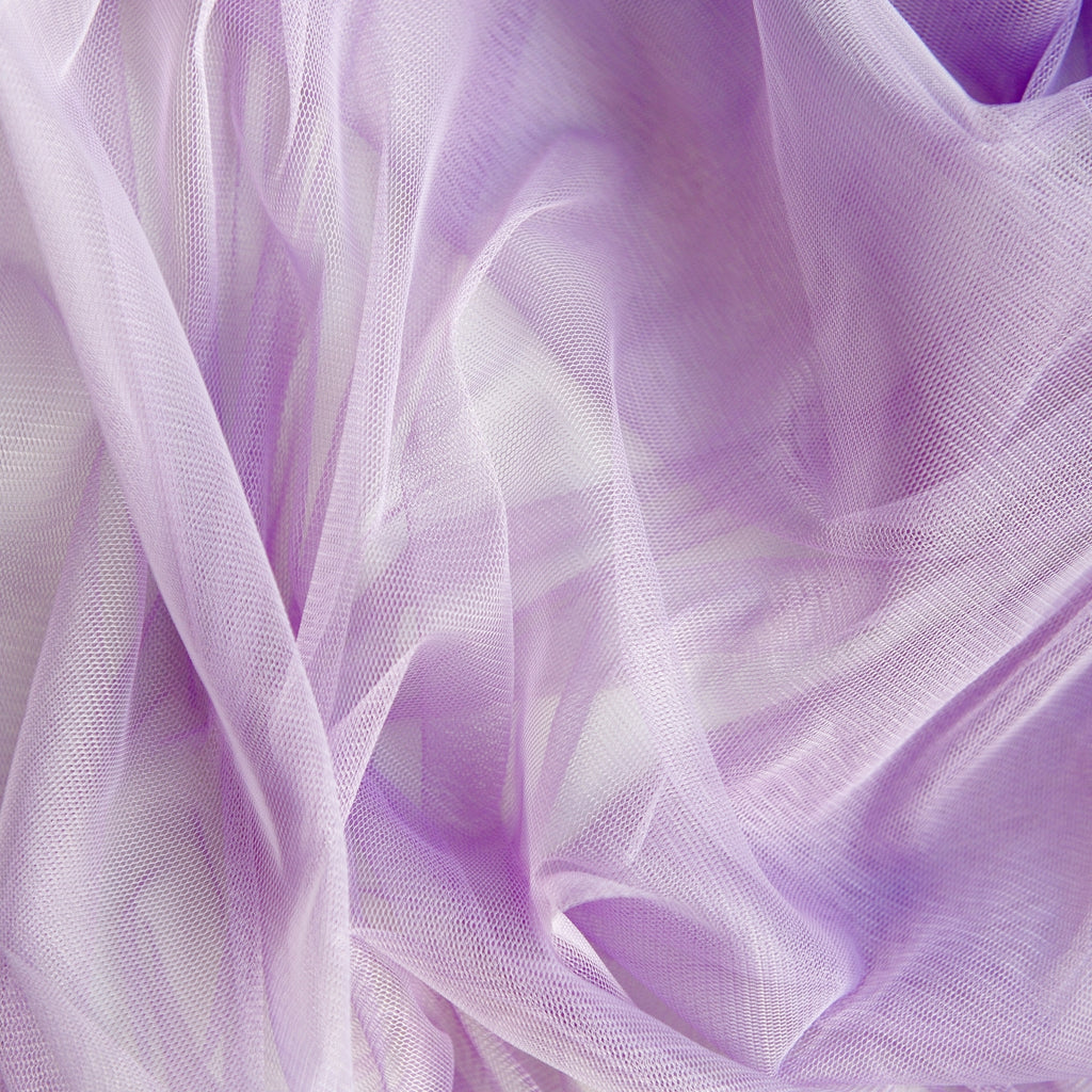 Soft Tulle Fabric 150cm Wide - Lilac Pastel Purple