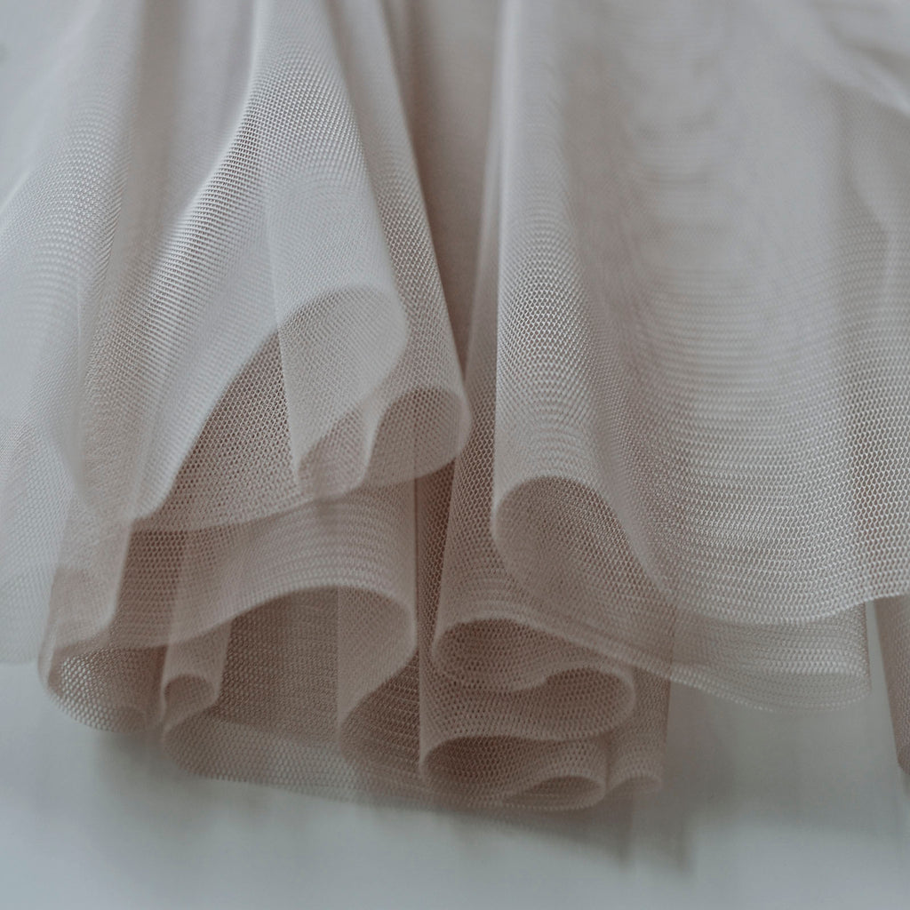 Soft Tulle Fabric 150cm Wide - Mink