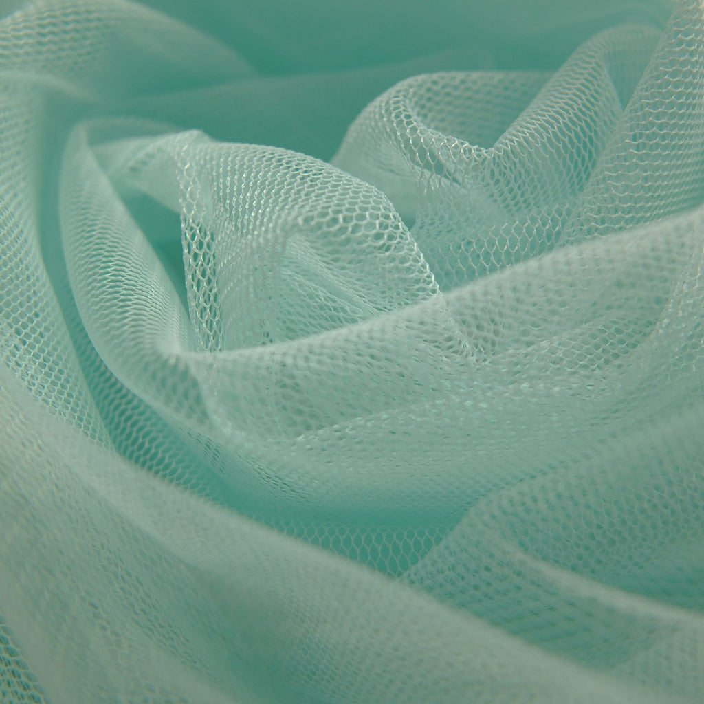 Soft Tulle Fabric 150cm Wide - Mint Green