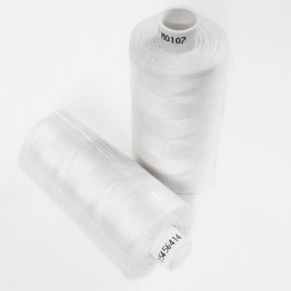 Sewing Thread, L: 1000 yards, Off-white, 915 M, 1 Roll