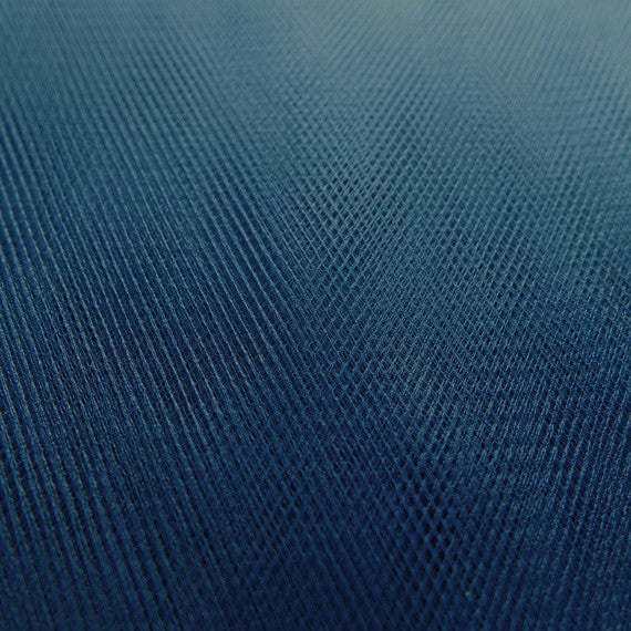 Navy 300cm Wide Fine Tulle Fabric