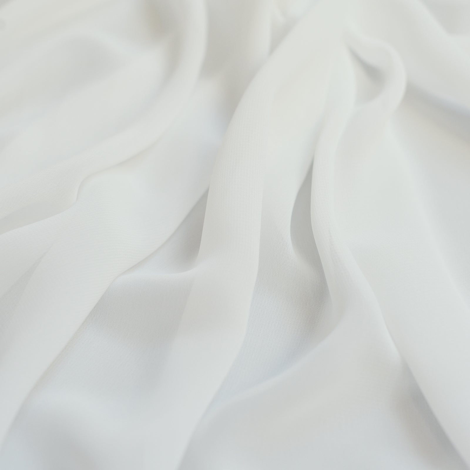 Off white chiffon shop fabric