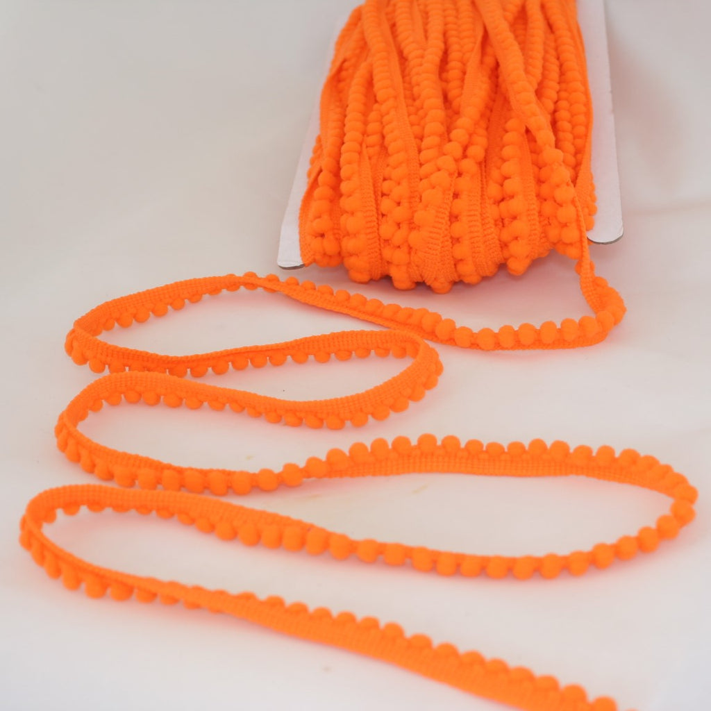 Mini Pom Pom Bobble Plain Trim - 22 colours