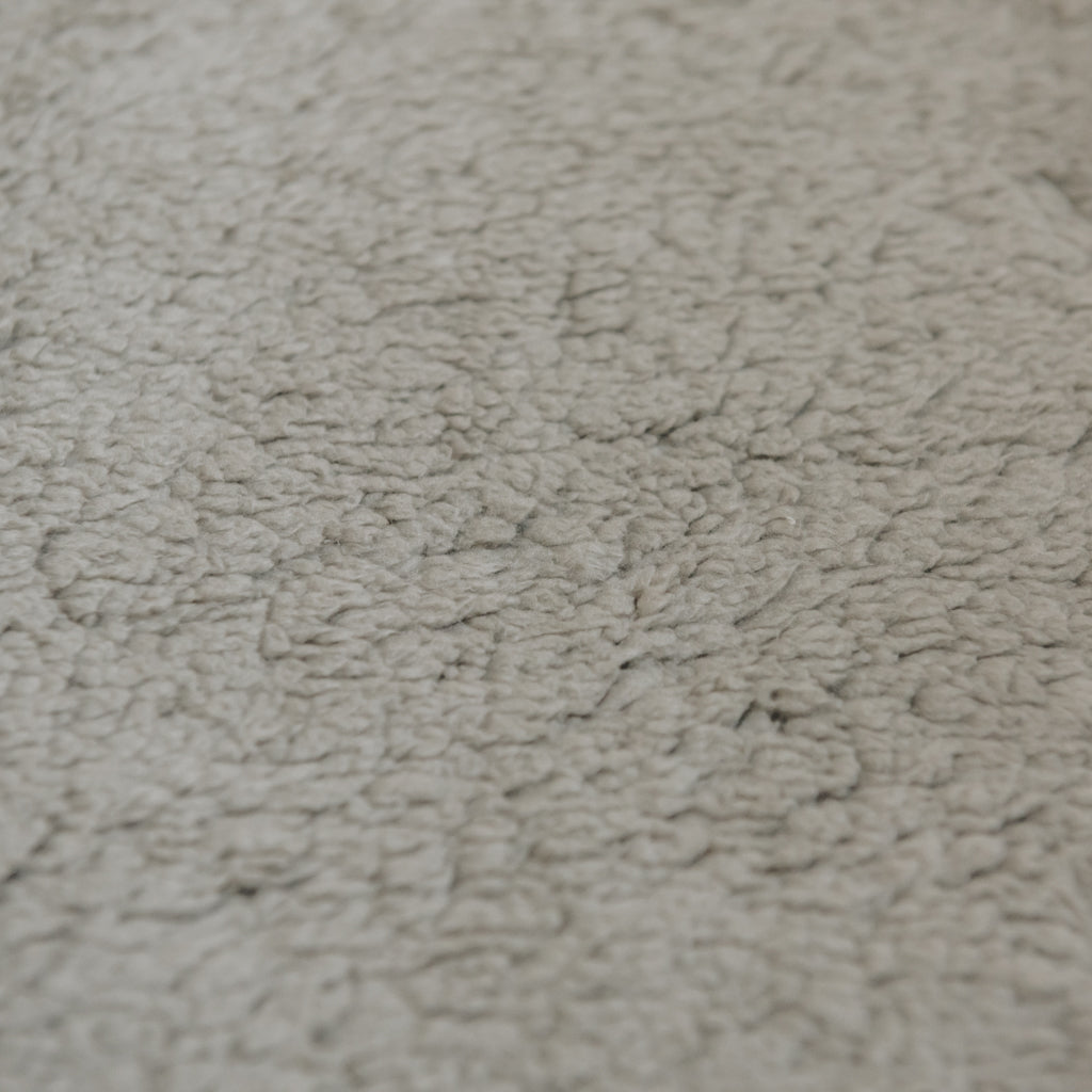 Sherpa Fleece Fabric - Light Grey