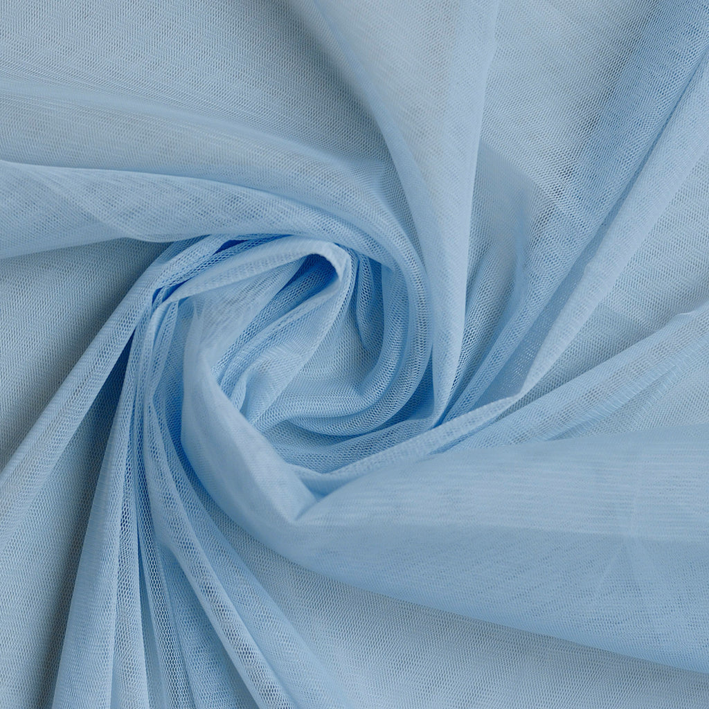Soft Tulle Fabric 150cm Wide - Pastel Blue