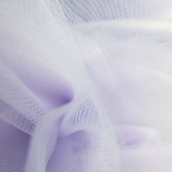 Lilac 300cm Wide Fine Tulle Fabric