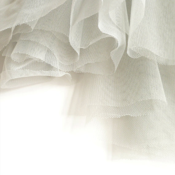 Soft Tulle Fabric 150cm Wide - Grey