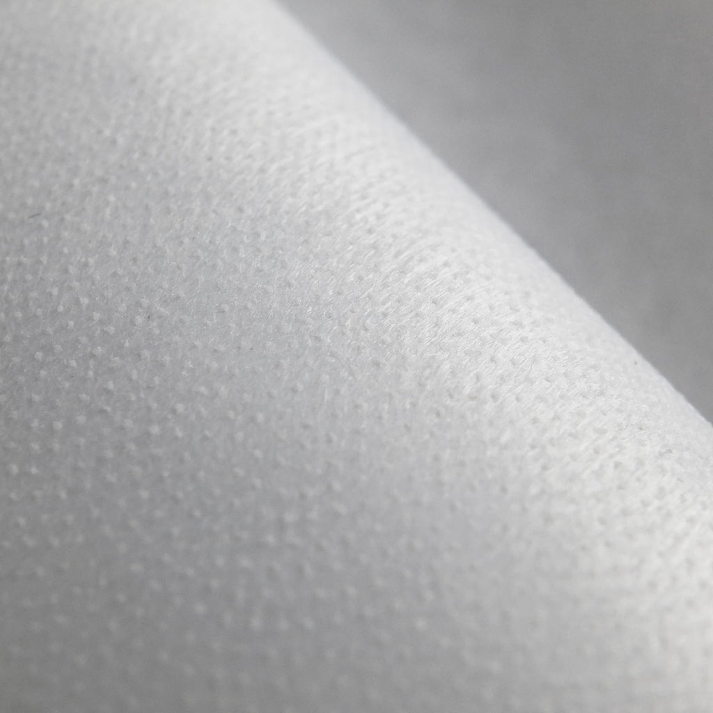 Soft Handle Medium weight fusible iron on interfacing - White