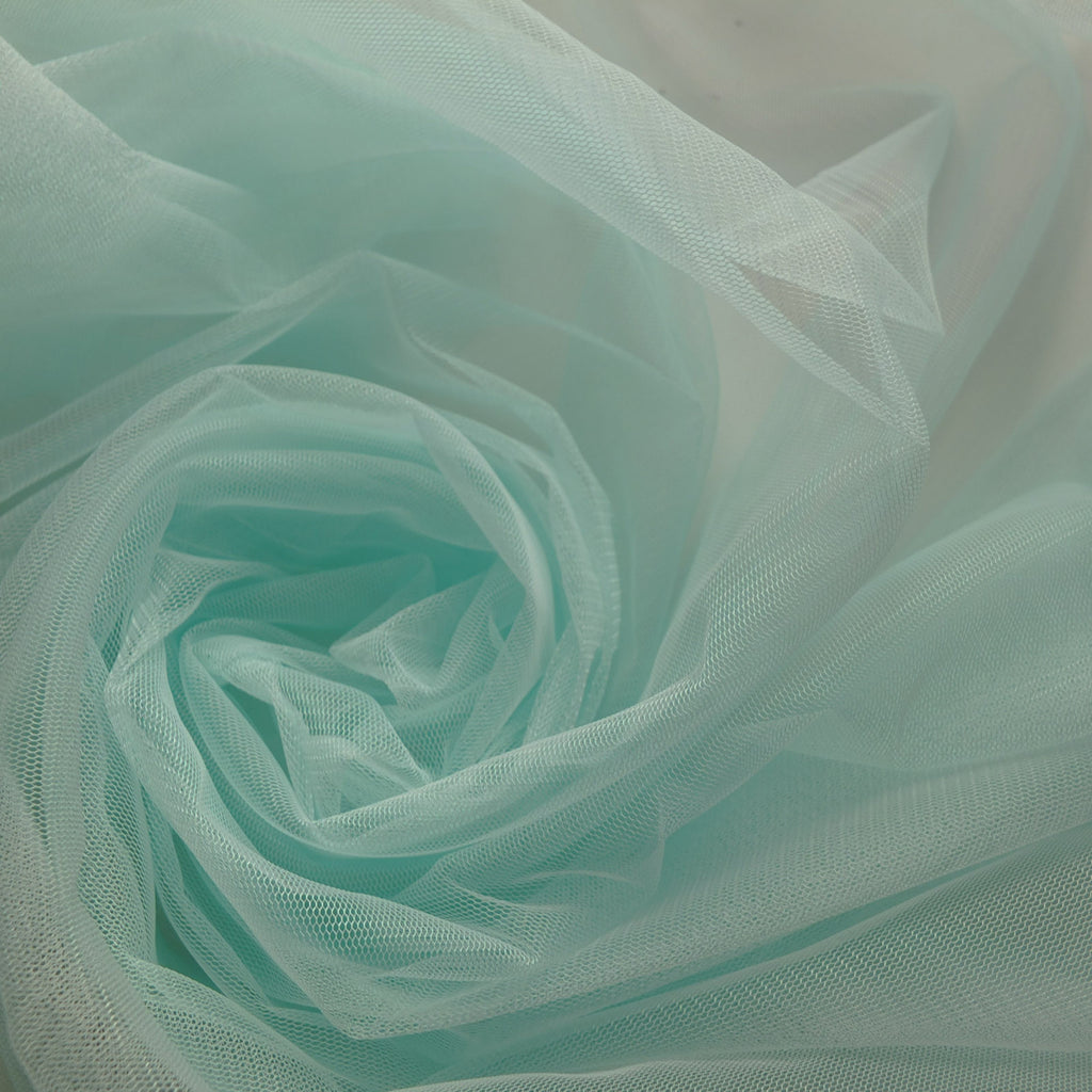 Soft Tulle Fabric 150cm Wide - Mint Green
