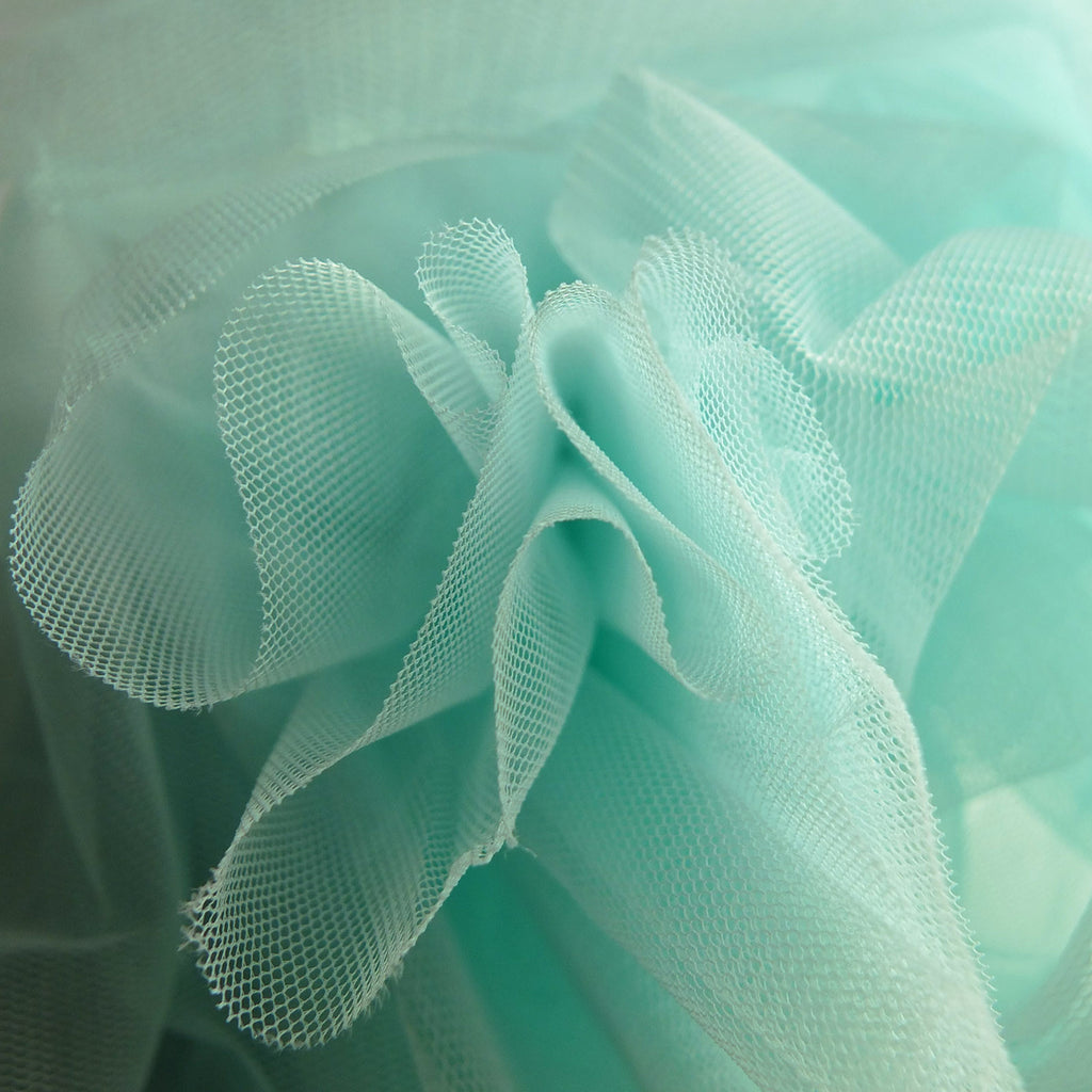 Soft Tulle Fabric 150cm Wide - Mint Green