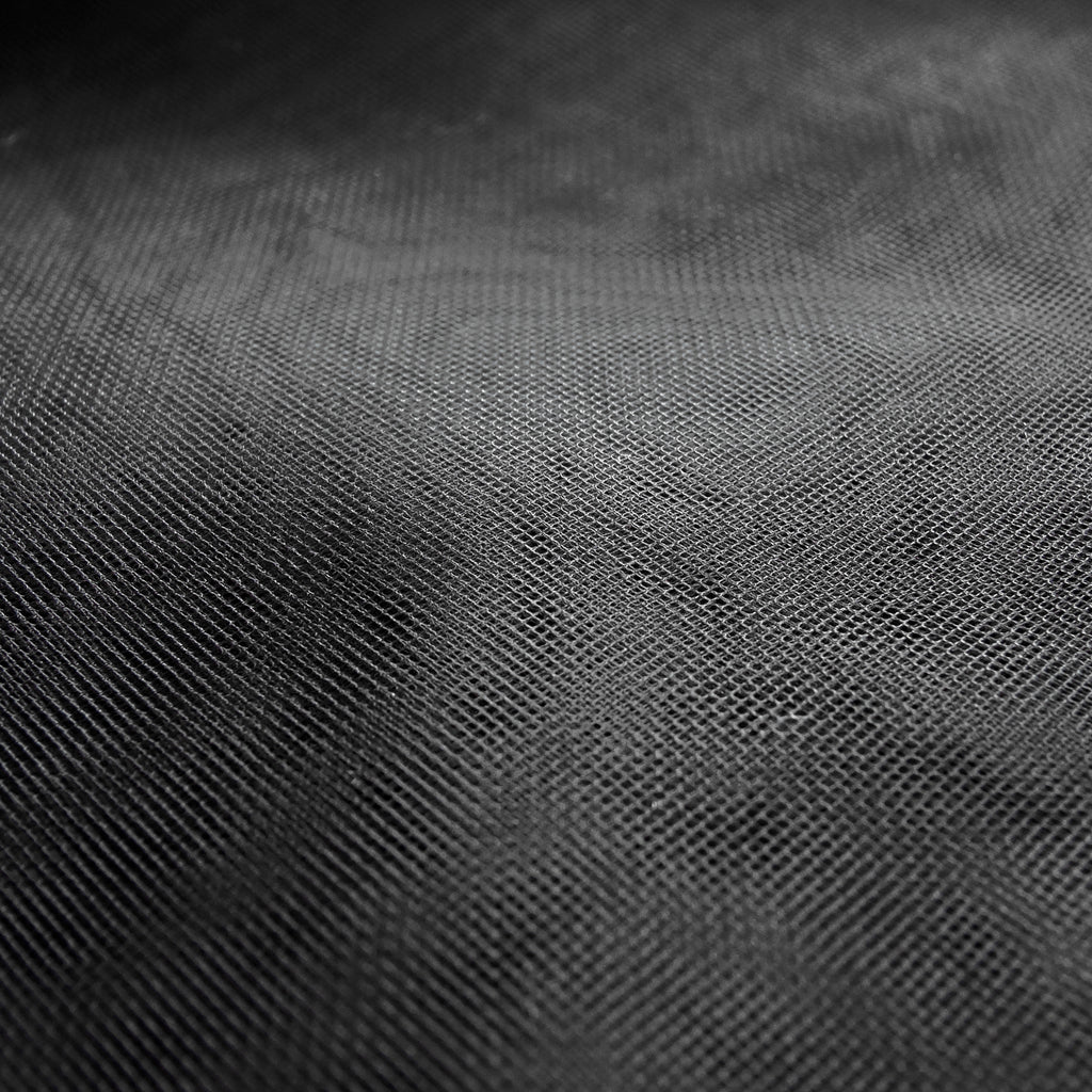 Black Super Fine Luxury Soft Tulle Fabric - 150cm Wide