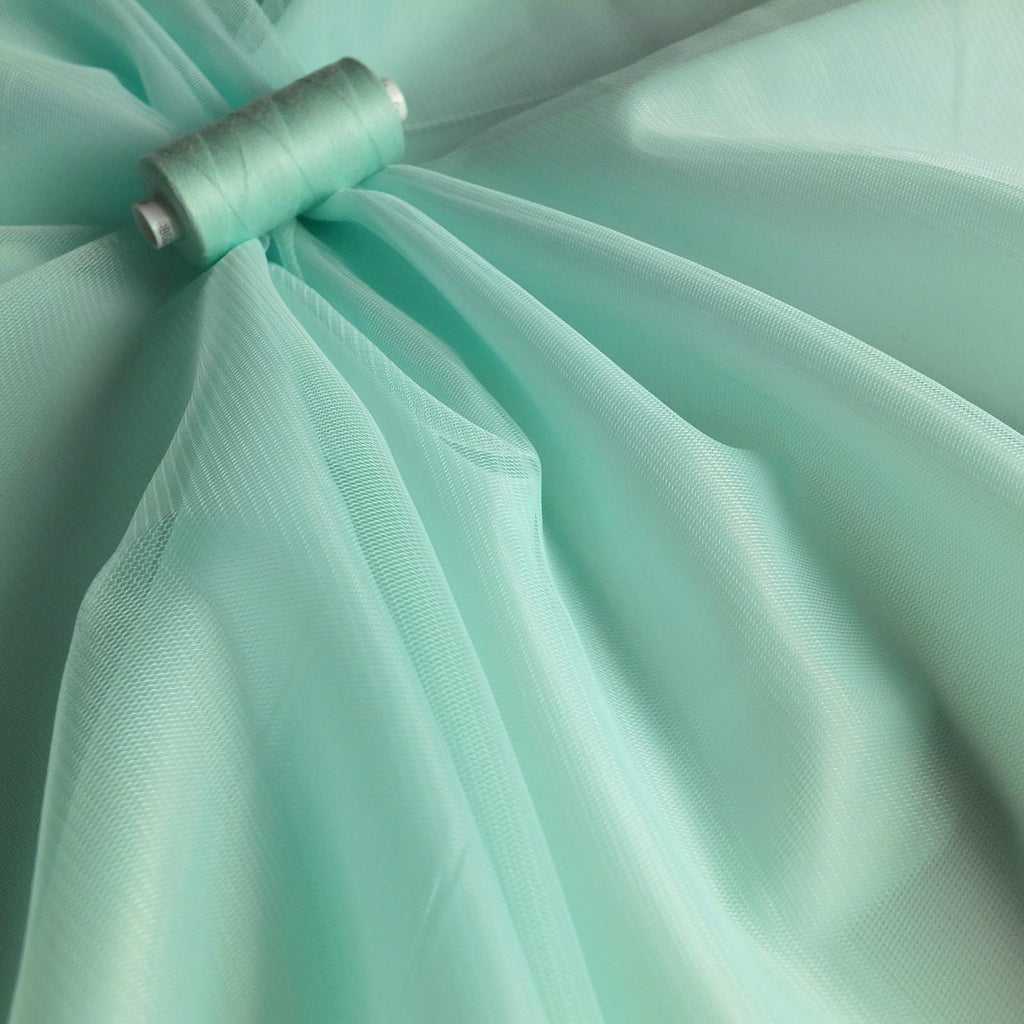 Soft Tulle Fabric 150cm Wide - Mint Green