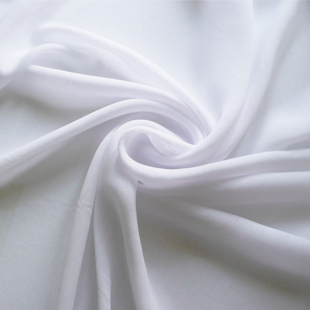 White Chiffon Fabric