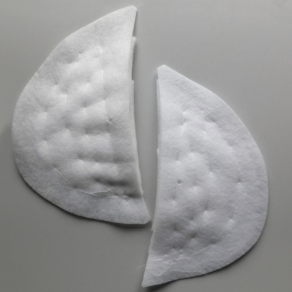 Constructed Shoulder Pads - White or Black