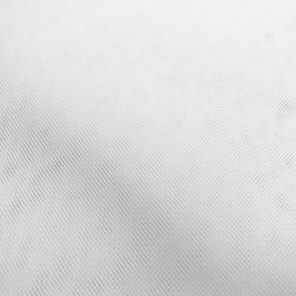 White Super Fine Luxury Soft Tulle Fabric - 150cm Wide