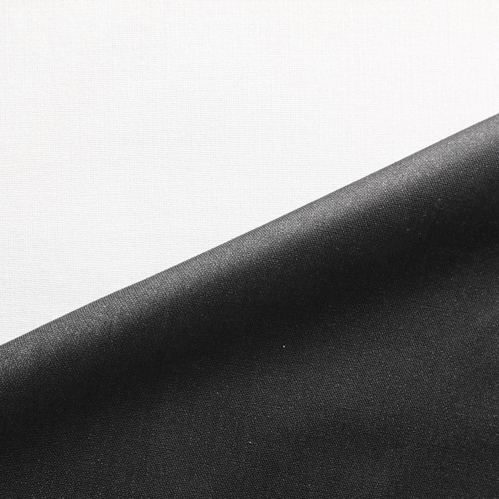 Woven Medium Weight Iron On Interfacing - Black / White
